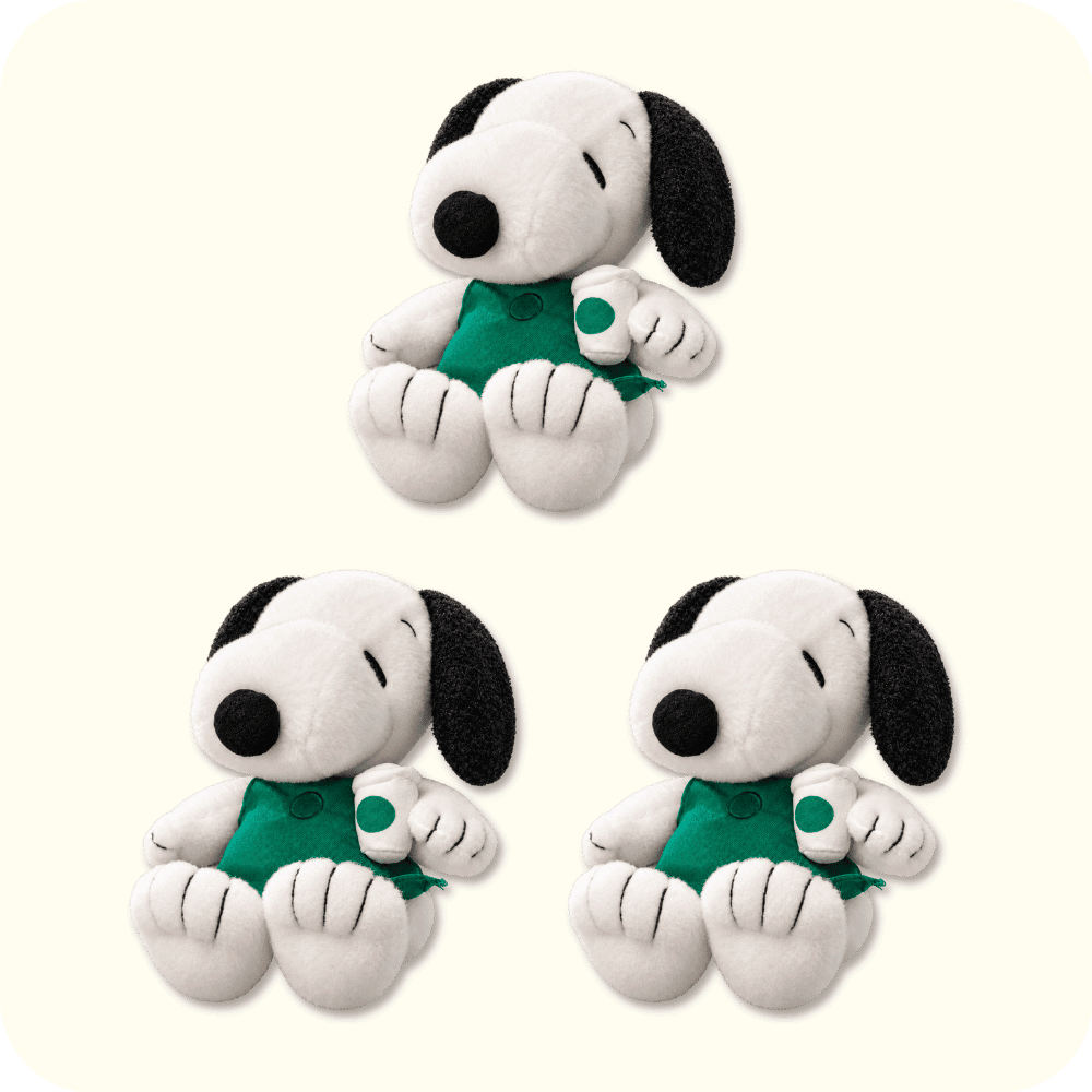 Starbucks Snoopy Plush 3PCS Starbucks Snoopy Plush 3PCS